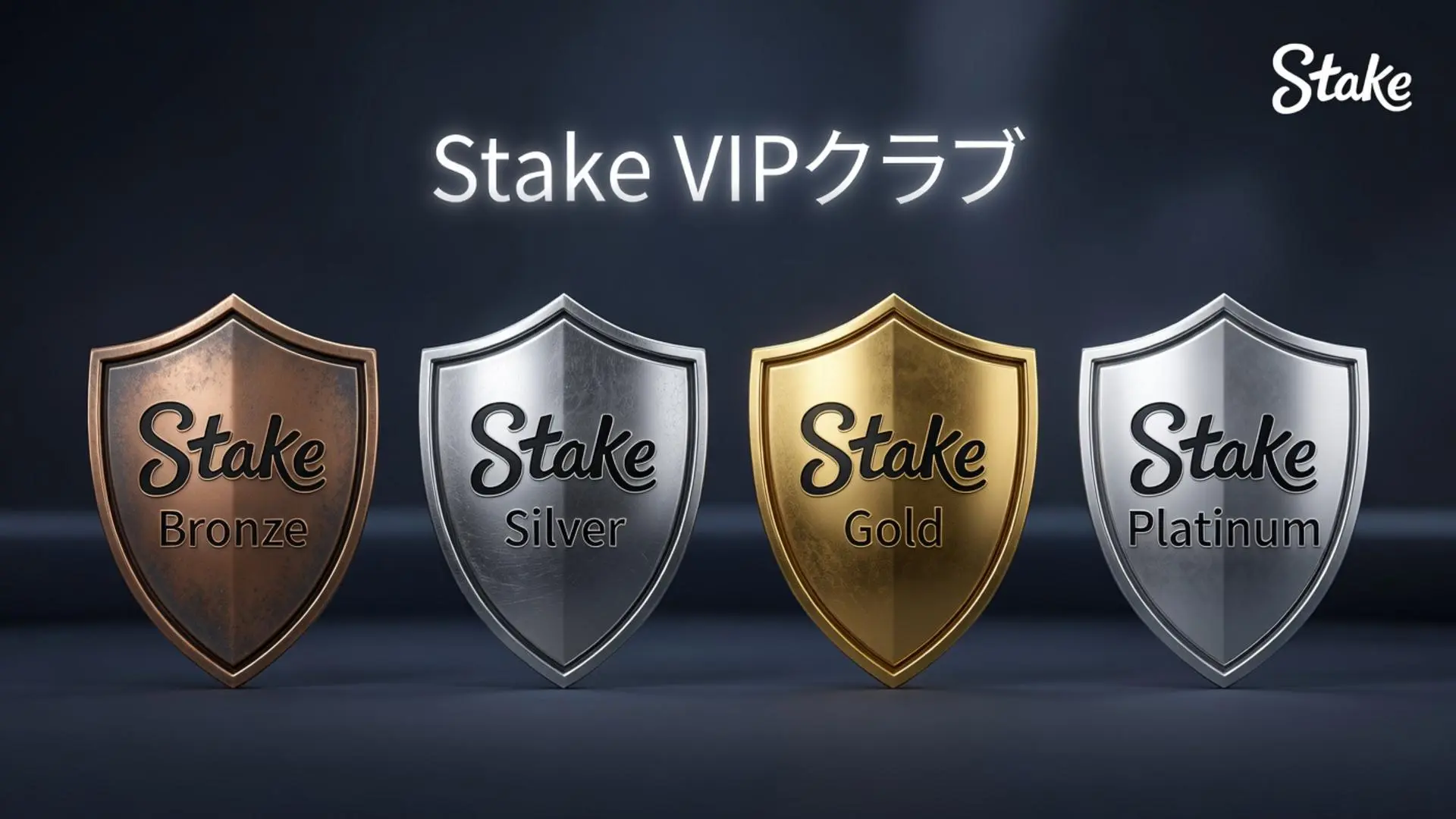 より多くの報酬と特典が得られるVIPステークのランク。